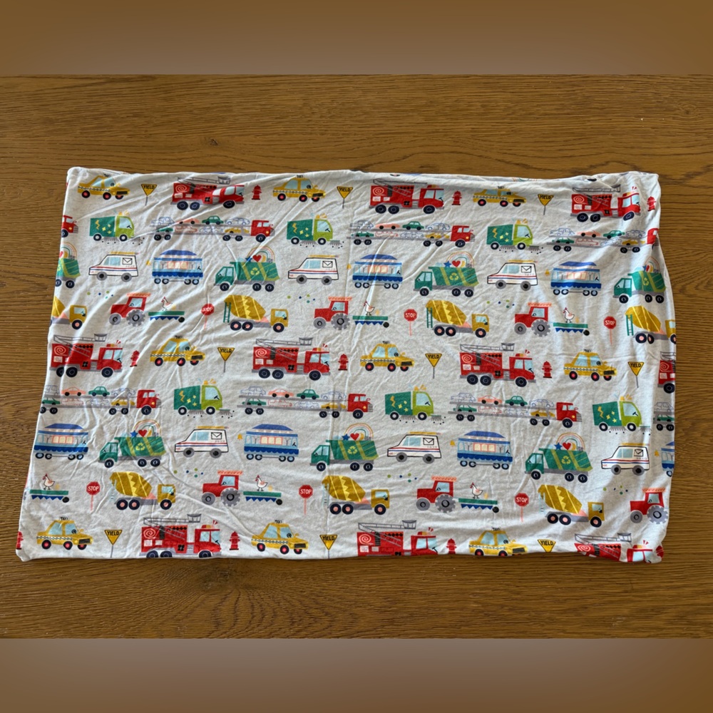 Little Sleepies Community Cars Print Standard Bamboo Pillowcase